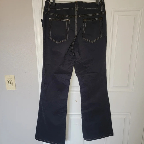 NWOT Lands End Sateen Hollywood Flare Jeans Fit 1 Size 8 - Picture 3 of 12